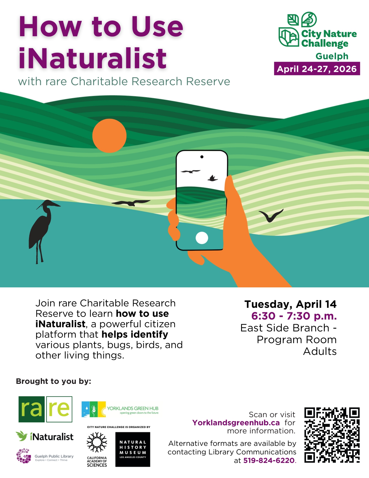City Nature Challenge Guelph: How to Use iNaturalist