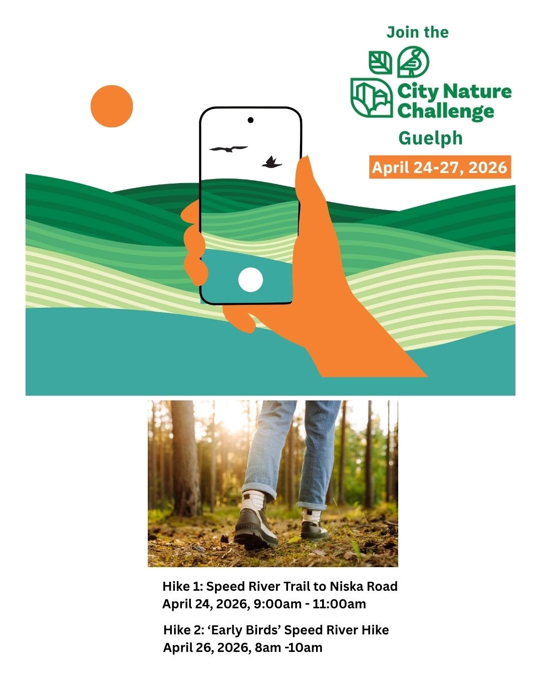 City Nature Challenge: Guelph Hiking Trail Club Hikes